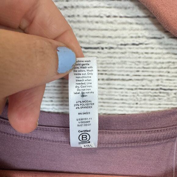 Athleta Plus Size Active Cloud Light Mauve Purple Soft Muscle Tank Size 3X - Picture 6 of 6